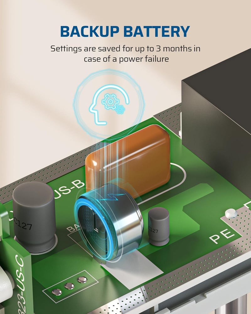 DEWENWILS 24 Hour Programmable Digital Timer Outlet with 1 Grounded Outlet, Timers for Electrical Outlets, Light Timer for Indoor Lamp Fan Aquarium, 125V/15A/1000W, 3 Prong, 1/2 HP, Black - Image 5